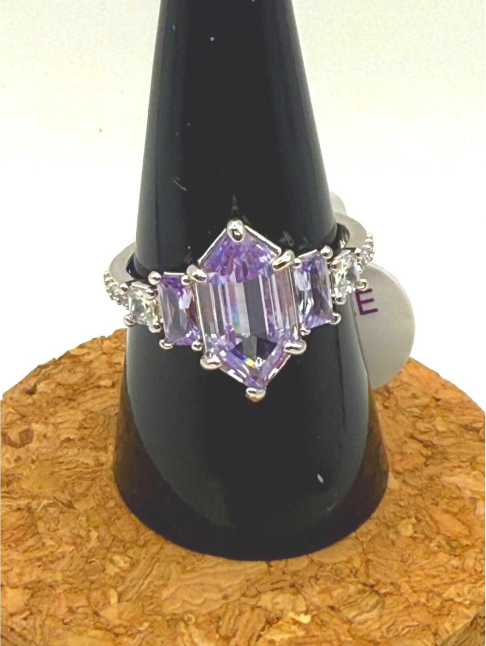 Bomb Party The Elsa Ring Lavender Topaz Ring Size 9